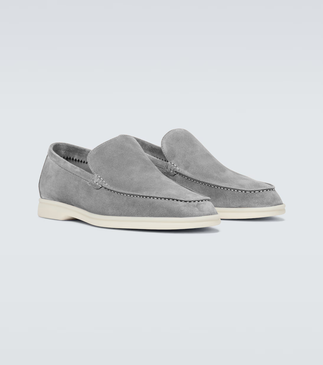 The Amalfi Loafers Silver Grey