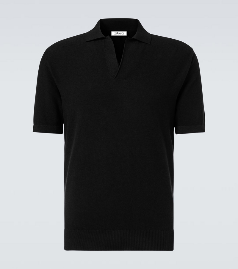 The Portofino Polo Shirt Midnight Black