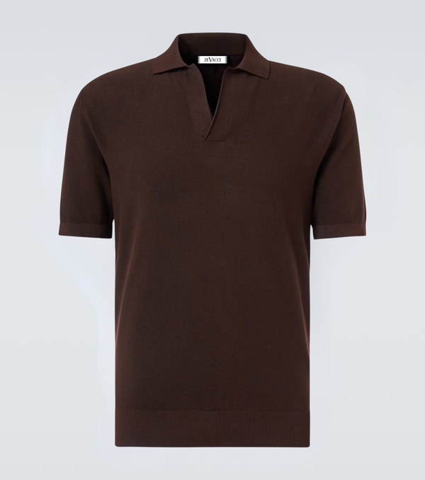 The Portofino Polo Shirt Chestnut Brown